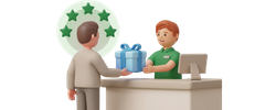 Negocio premia clientes